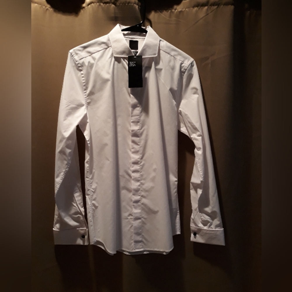 Men's NWT H&M Button-down White Shirt, Size S